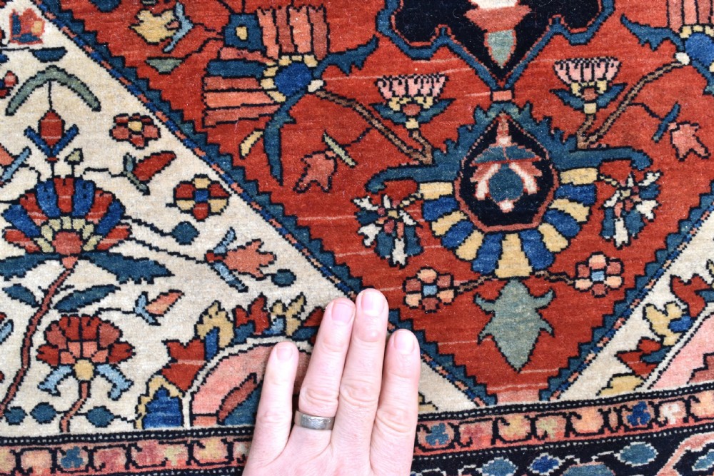 Fine antique Persdian Sarouk Ferahan rug 194x204cm View VII