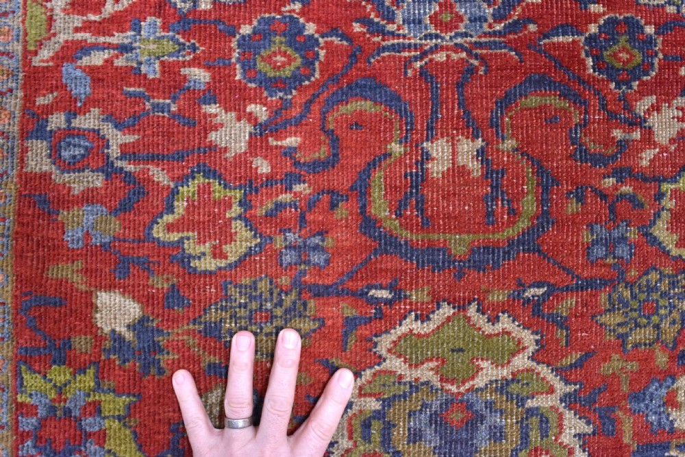 Fine antique Sultanabad rug 170x99cm View IV