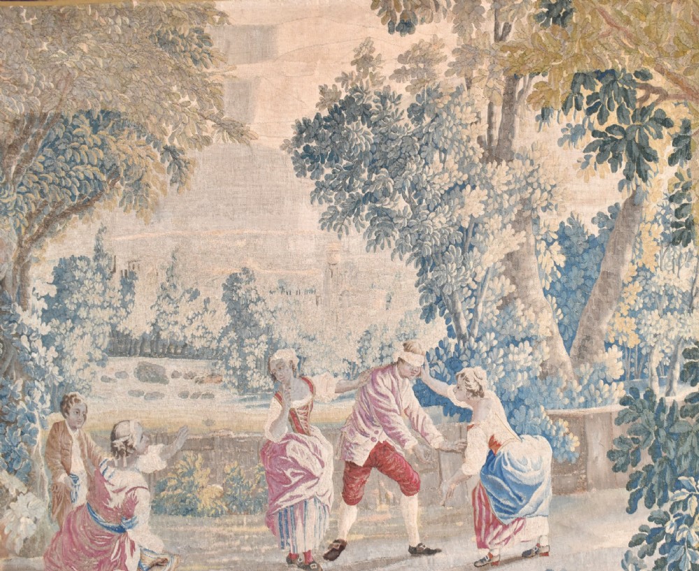 Antique French Tapestry Circa 1750 View II