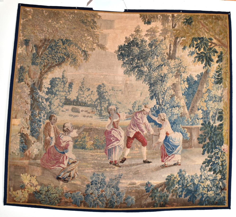 Antique French Tapestry Circa 1750 View IV