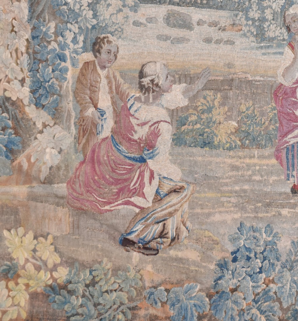 Antique French Tapestry Circa 1750 View VII