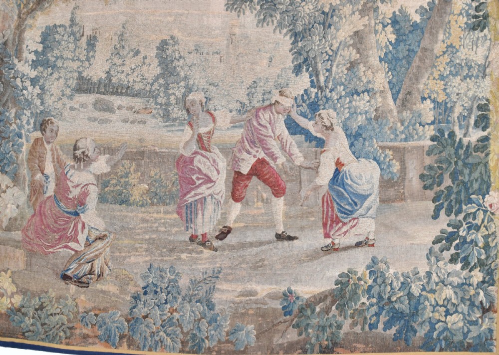 Antique French Tapestry Circa 1750 View VIII