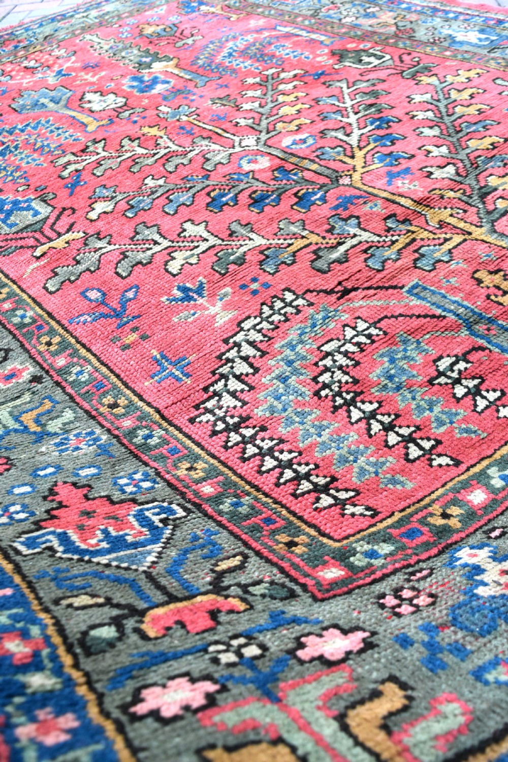Old Turkish Ushak small carpet 264x199cm View V