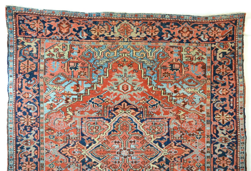 Antique Persian Karaja (Heriz) Square carpet 183x152cm View III