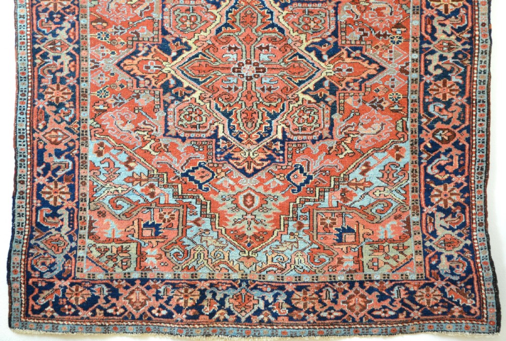 Antique Persian Karaja (Heriz) Square carpet 183x152cm View IV