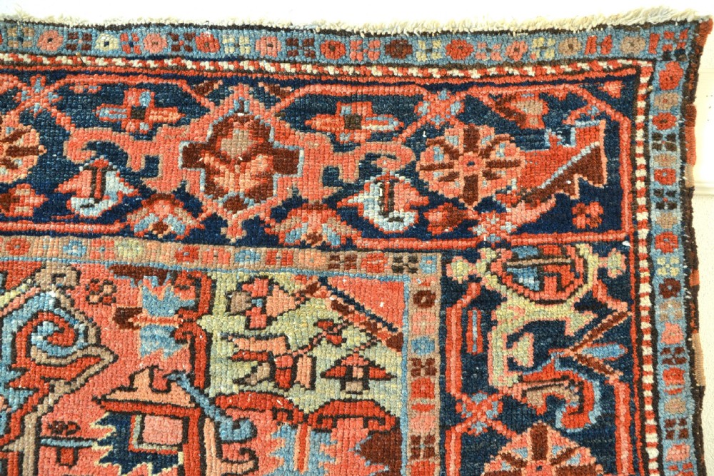 Antique Persian Karaja (Heriz) Square carpet 183x152cm View V