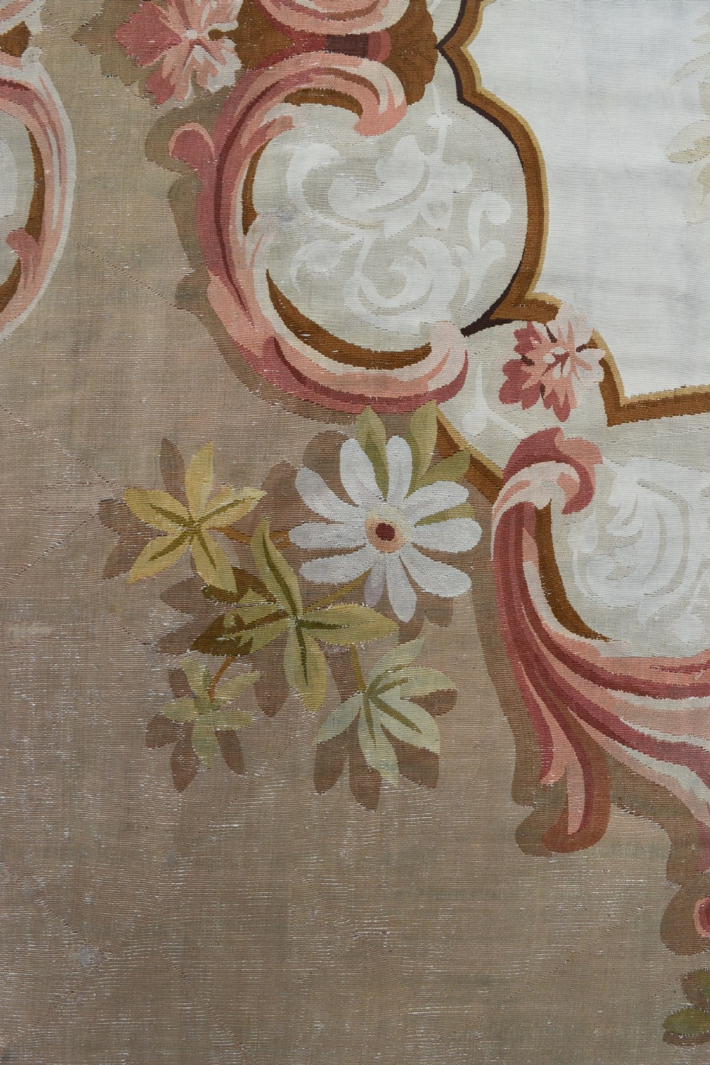 Antique French Aubusson large carpet 472x396cm View IX