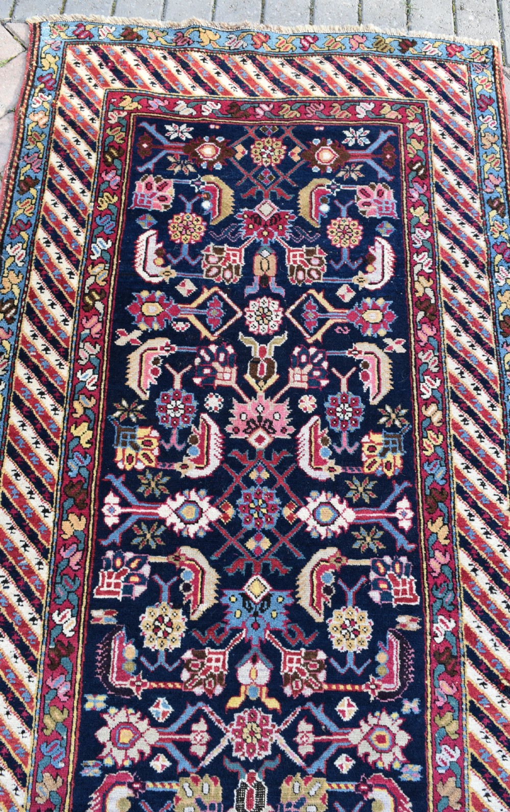 Antique Caucasian Karabagh runner 502x97 View V