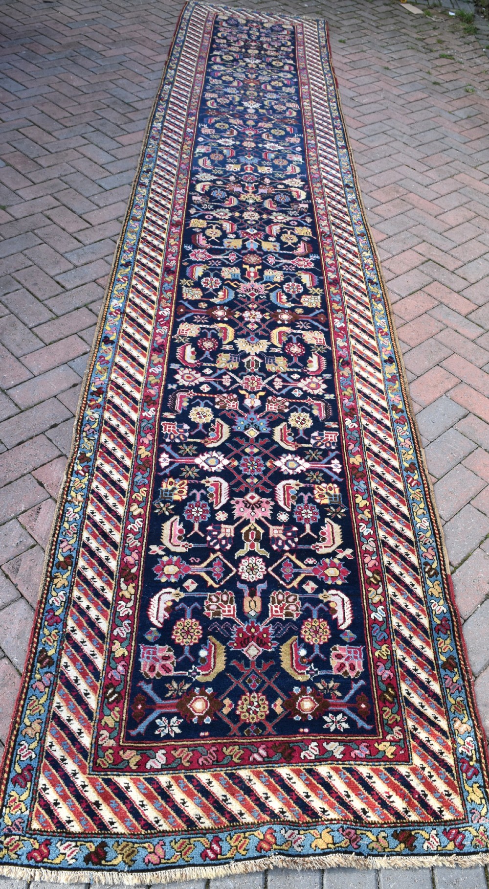Antique Caucasian Karabagh runner 502x97 View VI