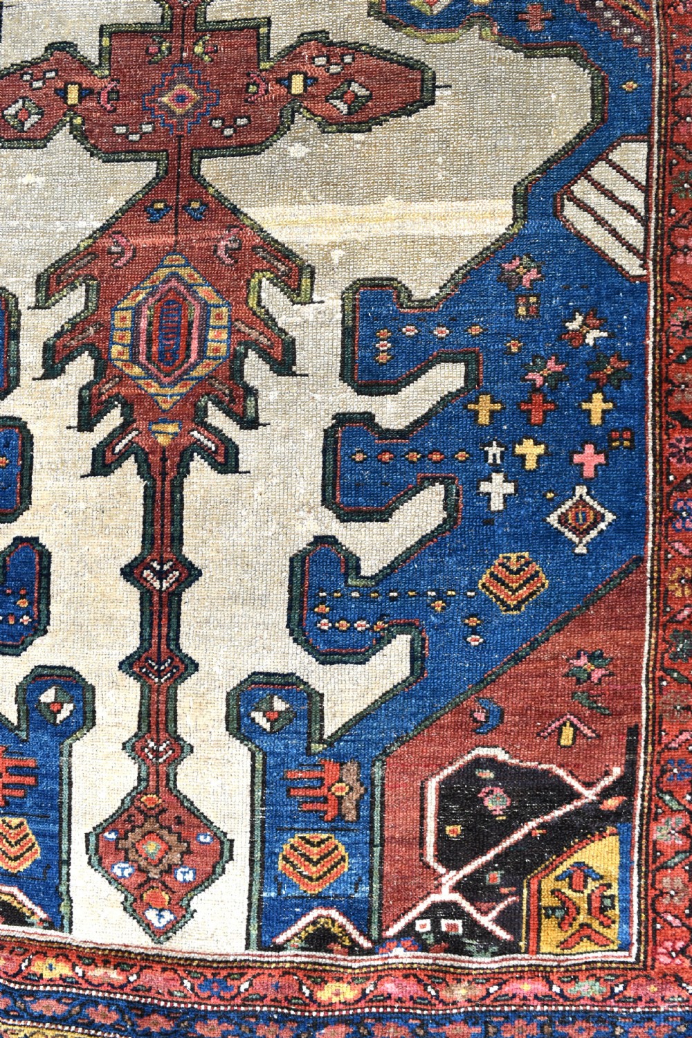Antique Persian Malyor Kelleh carpet 330x130cm View IV