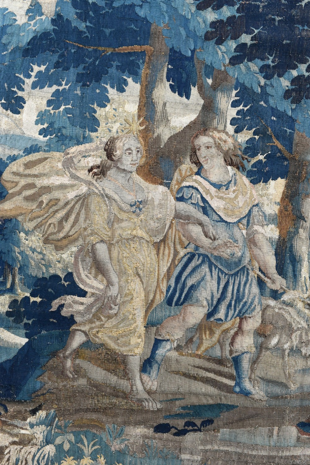 Antique Flemish tapestry late 17th century 270x250cm View II