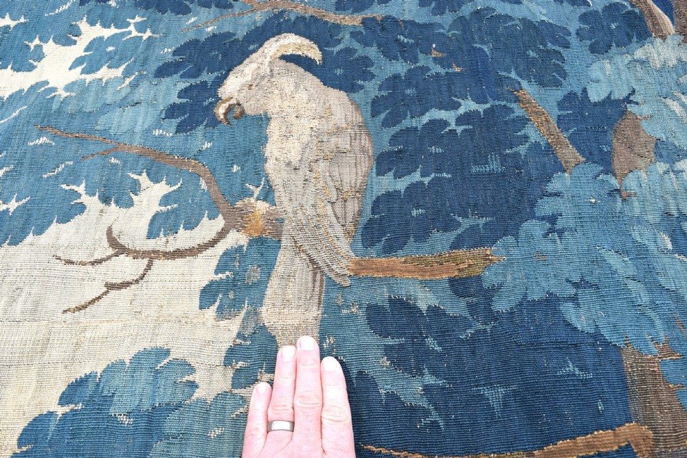 Antique Flemish tapestry late 17th century 270x250cm View IV