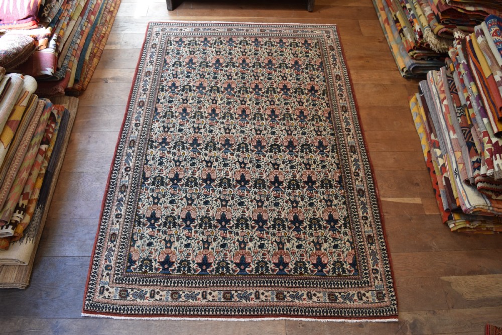 An old Qum rug 209x144cm View II