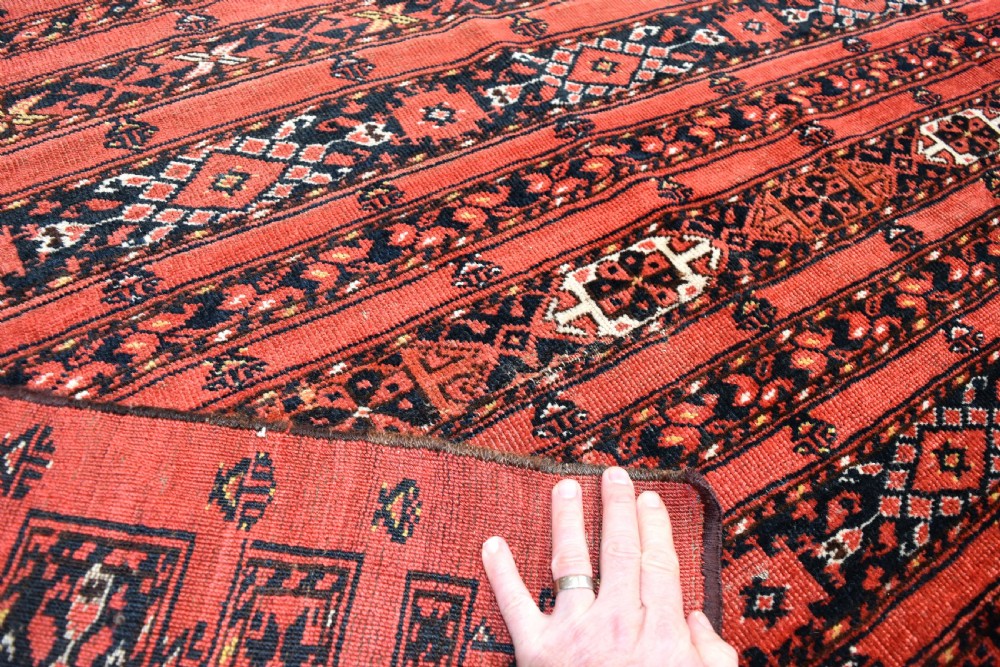 An Antique Ersari Beshir Chuval, rug 175x104cm View IV