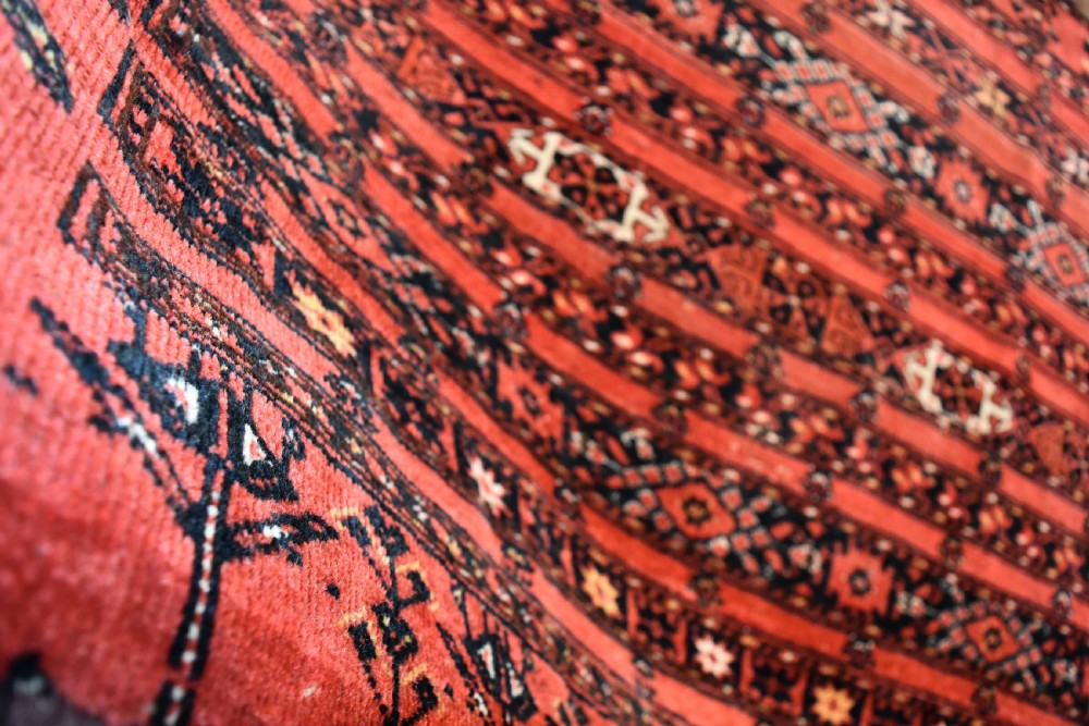 An Antique Ersari Beshir Chuval, rug 175x104cm View V