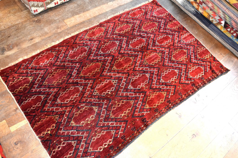 Antique Ersari Beshir Chuval rug 165x100cm View II
