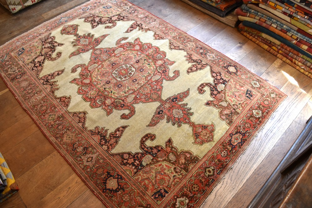 Fine antique Malyor rug 202x139 View VI