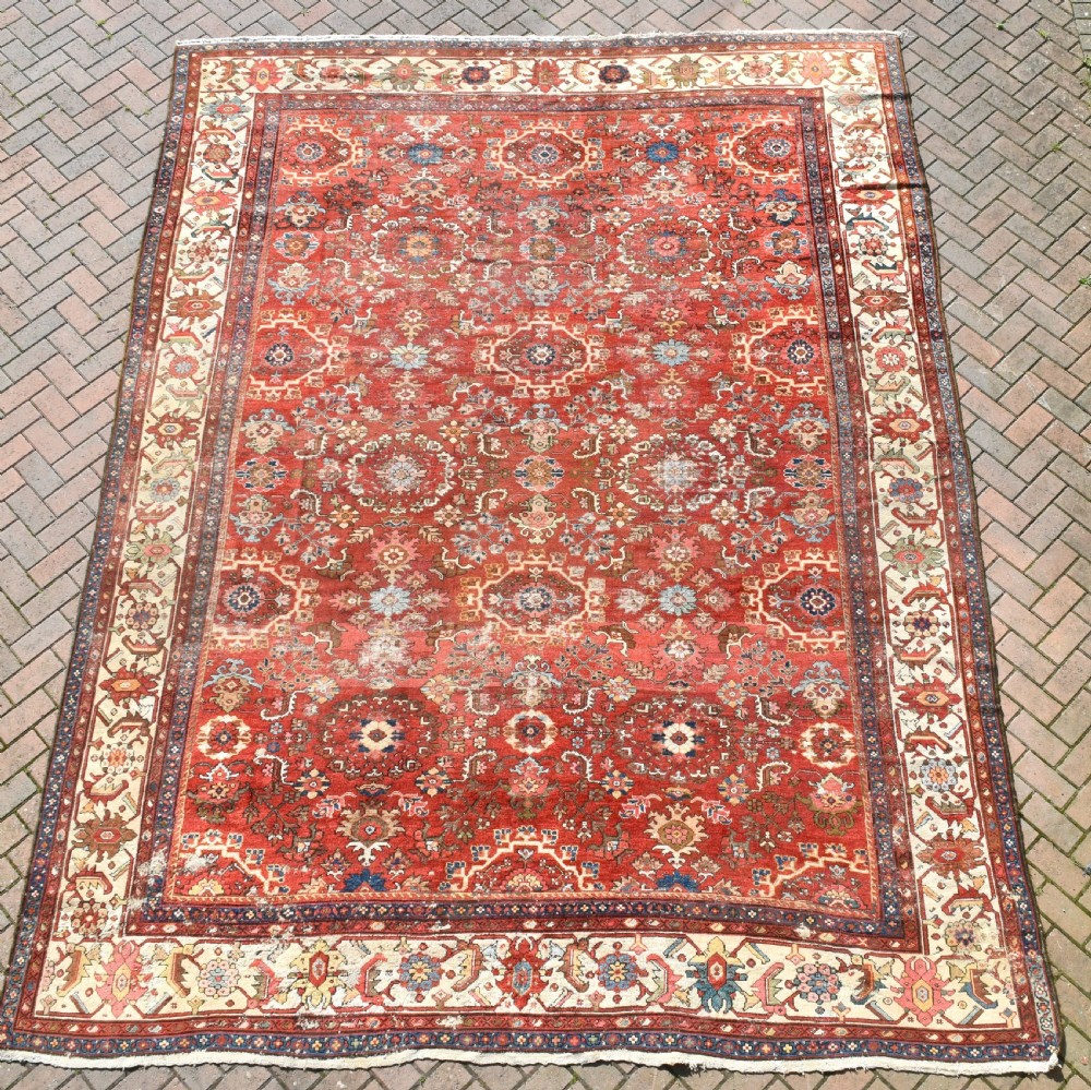 Antique Persian Mahal carpet  413x306cm