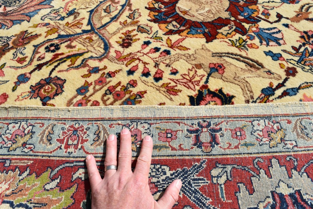 Old Benylian Tabriz roomsize carpet 355x259cm View IV