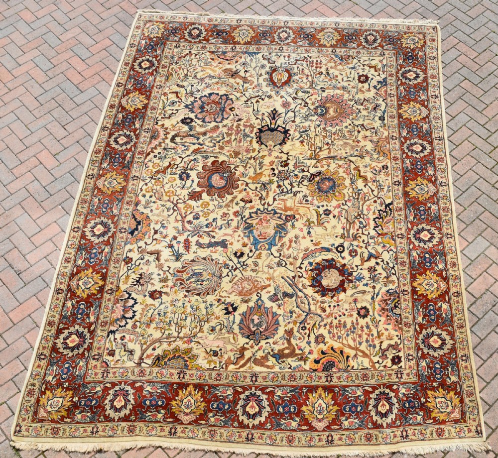 Old Benylian Tabriz roomsize carpet 355x259cm View VII