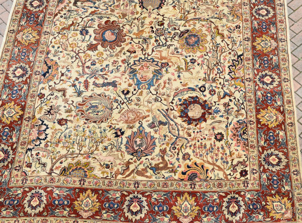 Old Benylian Tabriz roomsize carpet 355x259cm View VIII