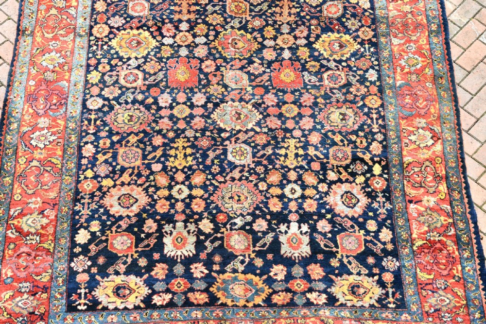 Antique roomsize Garrus Bijar carpet 231x328cm View II