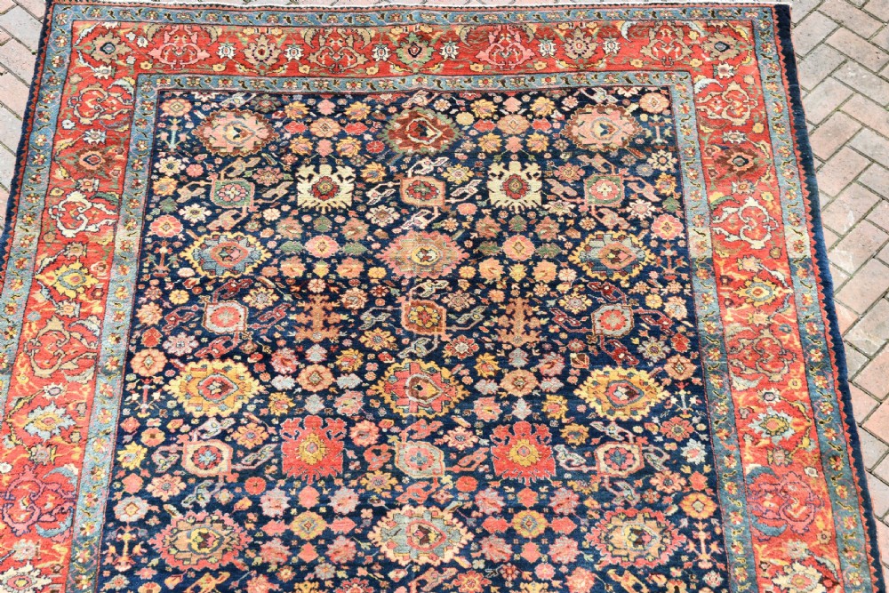 Antique roomsize Garrus Bijar carpet 231x328cm View III
