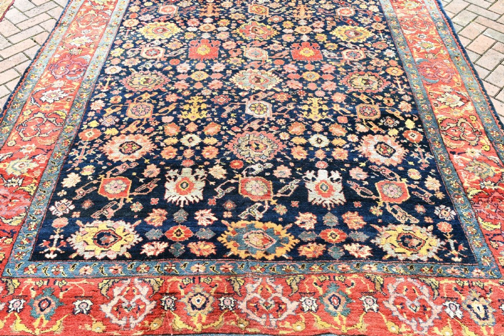 Antique roomsize Garrus Bijar carpet 231x328cm View IV