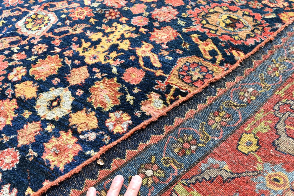 Antique roomsize Garrus Bijar carpet 231x328cm View VII