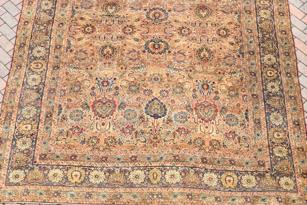 Fine antique Lavar Kirman carpet 347x269cm View II