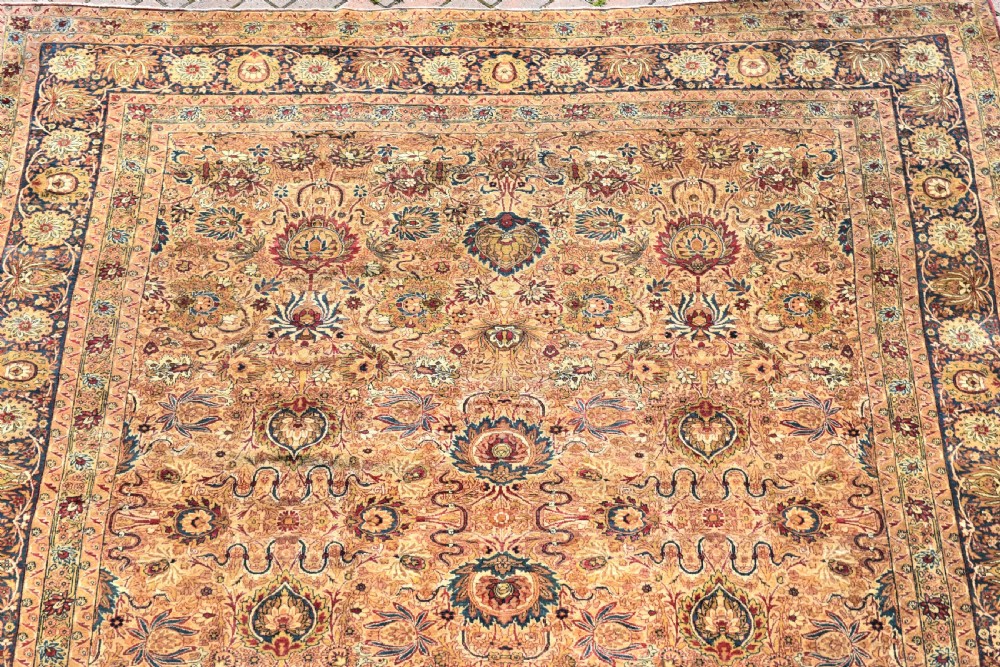 Fine antique Lavar Kirman carpet 347x269cm View IV
