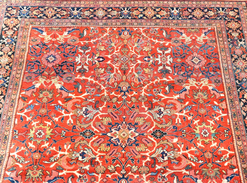 Antique roomsize Mahal carpet 410x318cm View III
