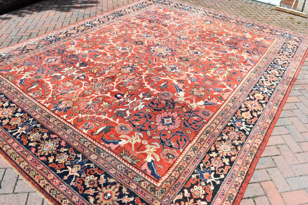 Antique roomsize Mahal carpet 410x318cm View VII