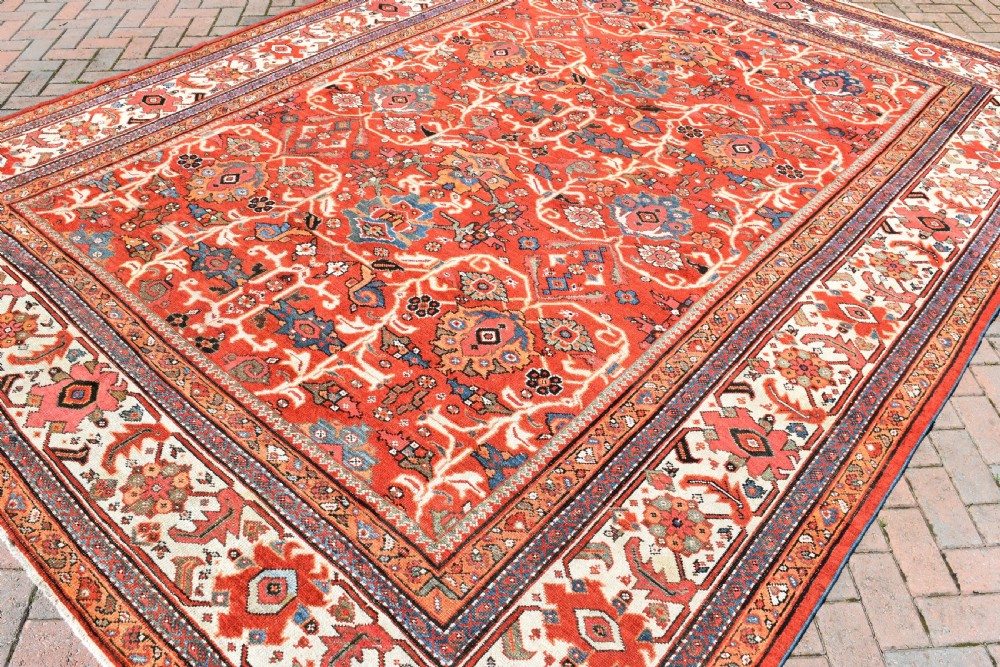 Antique Persian Mahal roomsize carpet. 377x286cm View VII