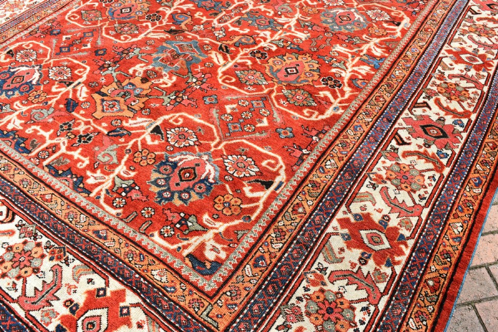 Antique Persian Mahal roomsize carpet. 377x286cm View VIII