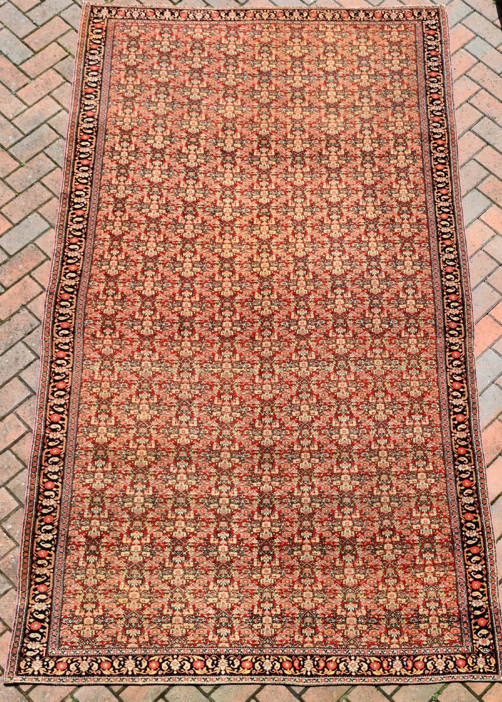 Exceptionally fine antique Senneh carpet 283x158cm 