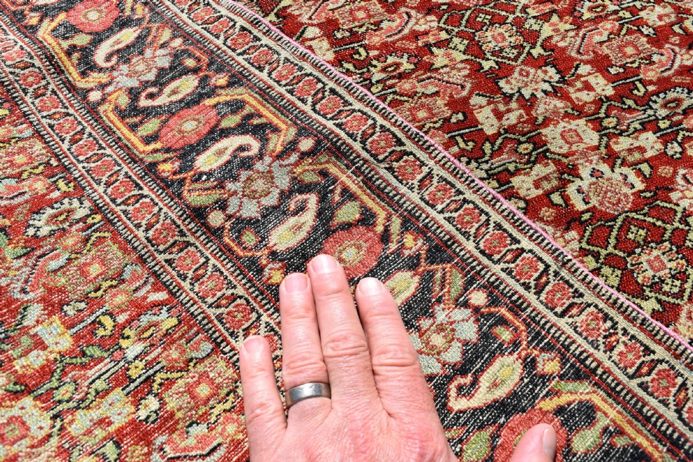 Exceptionally fine antique Senneh carpet 283x158cm  View VII