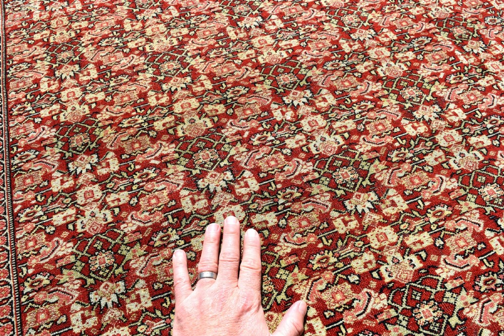 Exceptionally fine antique Senneh carpet 283x158cm  View VIII