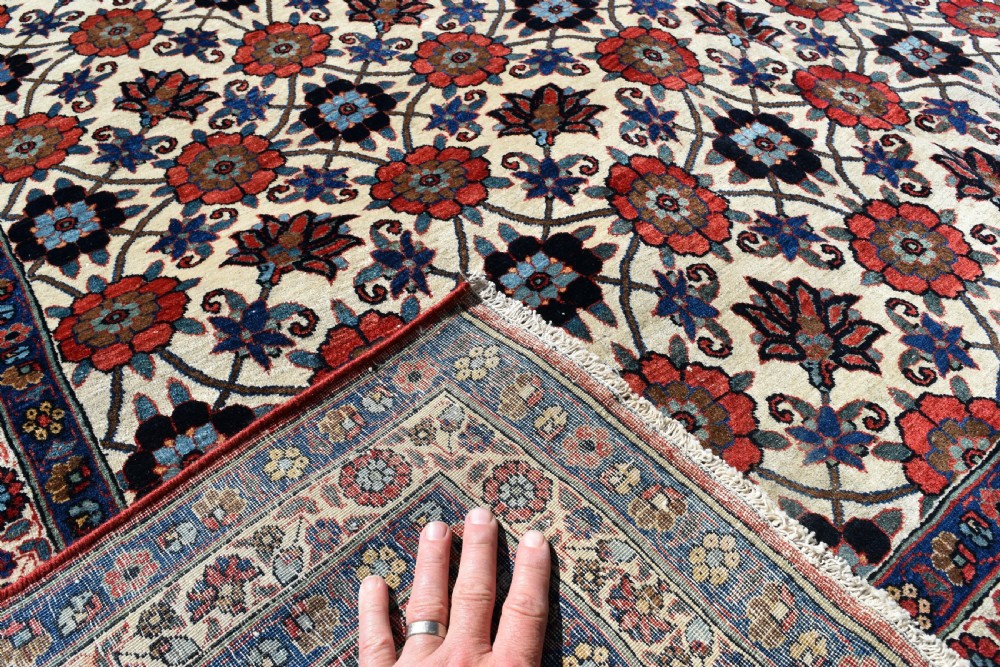 Fine antique Veramin carpet 358x208cm View VI