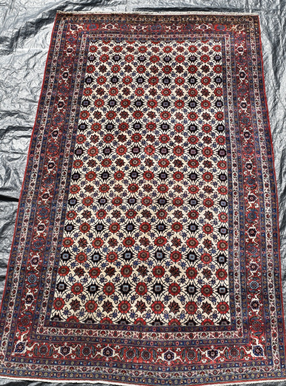Fine antique Veramin carpet 358x208cm View VIII