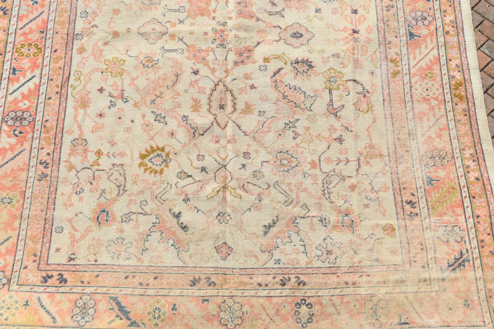 Antique Borlu country house carpet 363x285cm