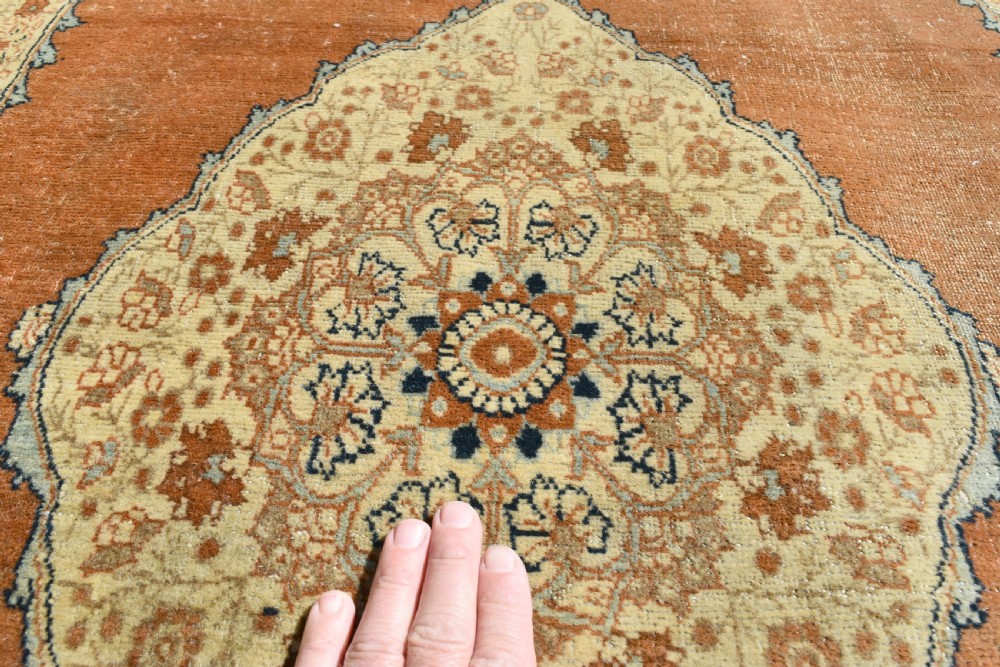 Antique haji Jalili Tabriz rug  178x119cm View IV