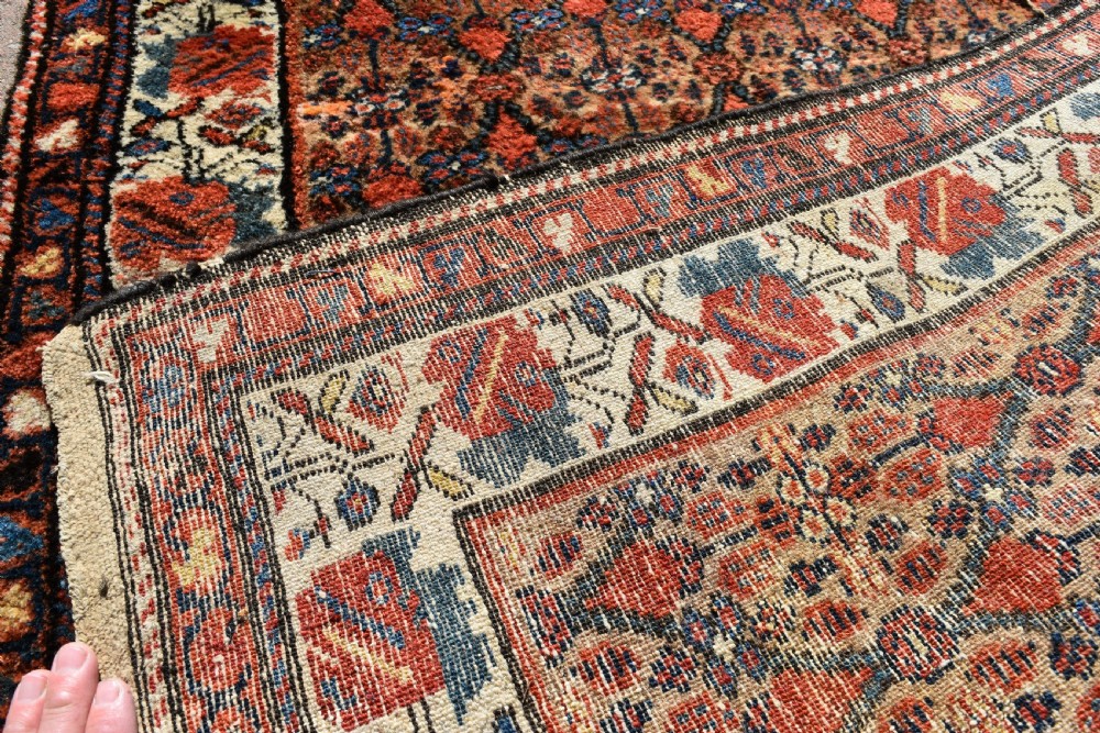 A very long and narrow antique Persian Hamadan runner 641x85cm View VII