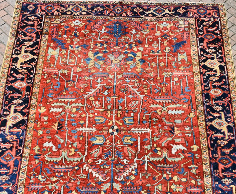 Antique Persian Heriz carpet 348x240cm View III