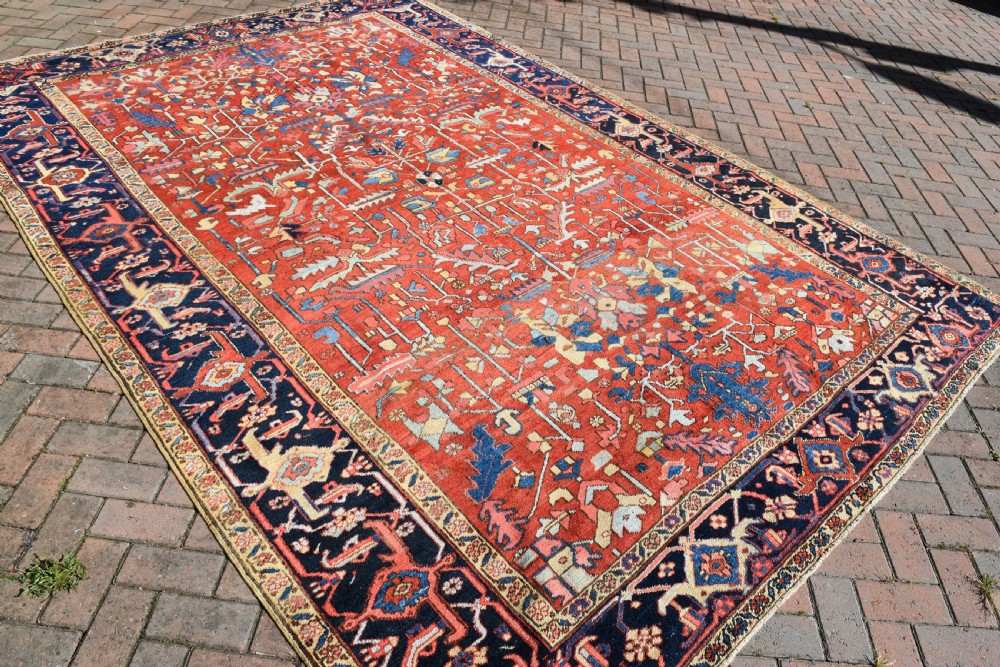 Antique Persian Heriz carpet 348x240cm View VII
