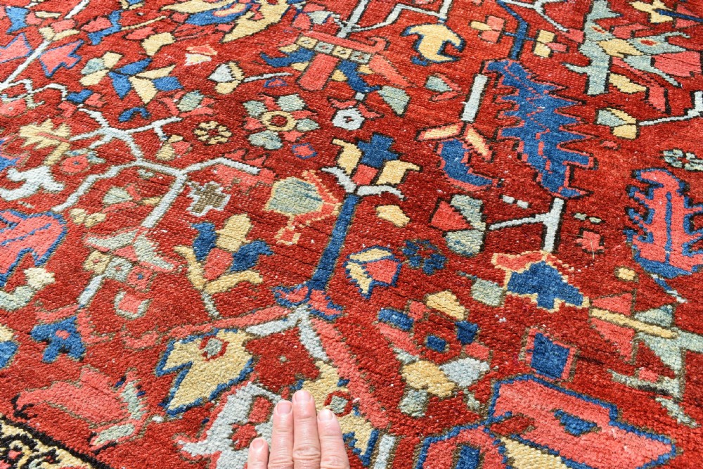 Antique Persian Heriz carpet 348x240cm View VIII