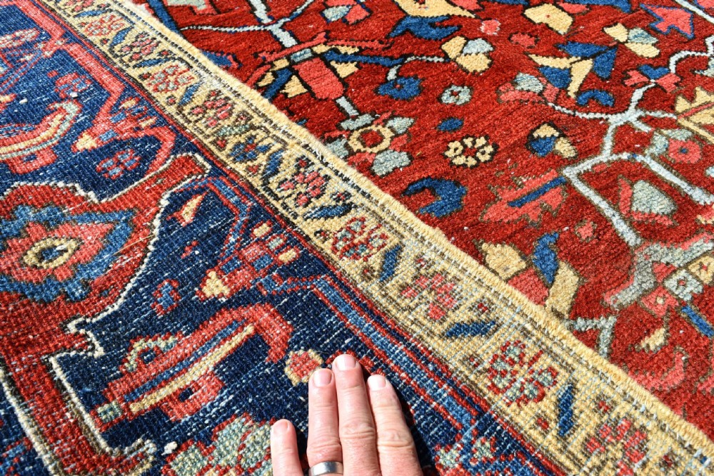 Antique Persian Heriz carpet 348x240cm View IX