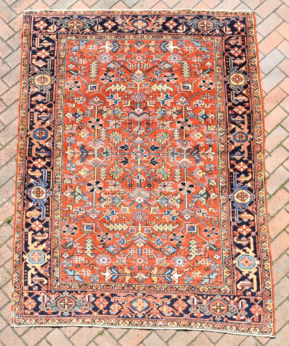Antique Heriz small carpet 216x157cm