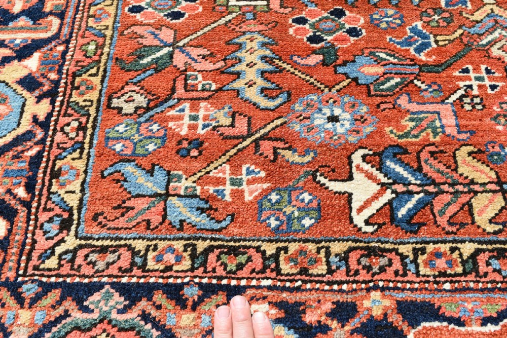 Antique Heriz small carpet 216x157cm View V