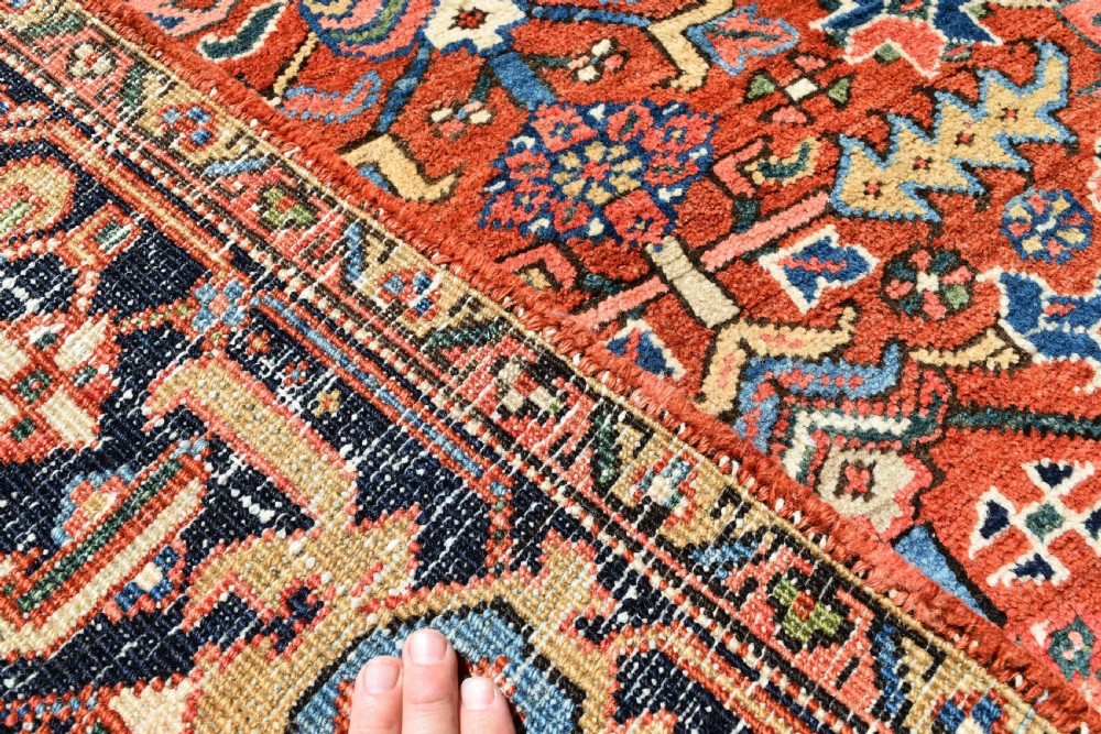 Antique Heriz small carpet 216x157cm View VII